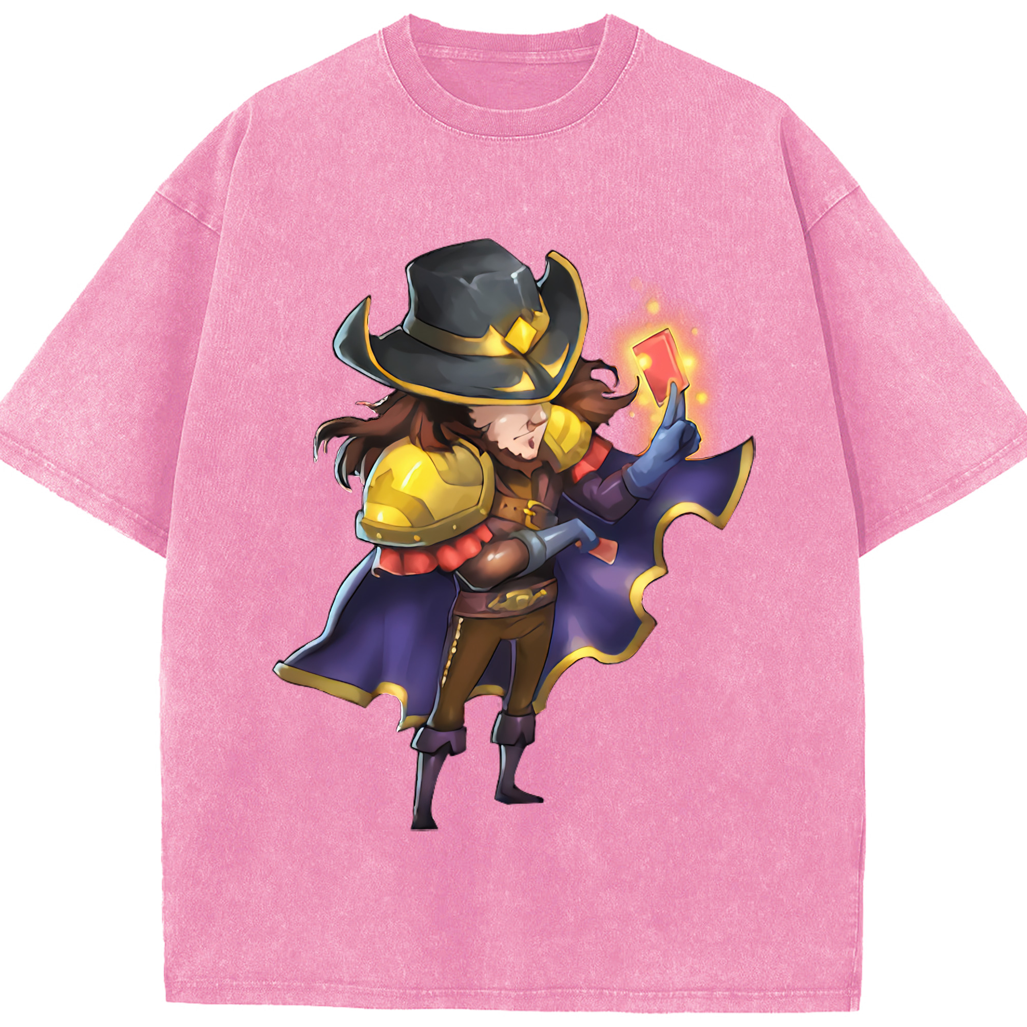 リーグ・オブ・レジェンド League of Legends LOL 綿100% ヴィンテージ風 半袖Tシャツ（フロントプリント）